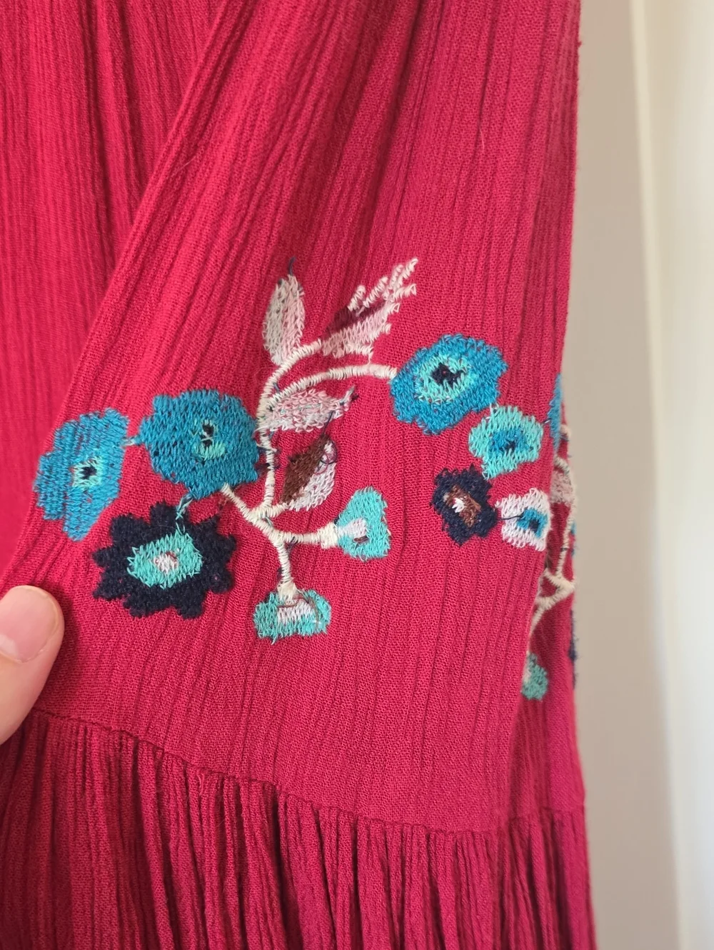 Free People Embroidered Trapze Dress
